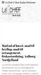 Mobile Screenshot of le-chef.dk